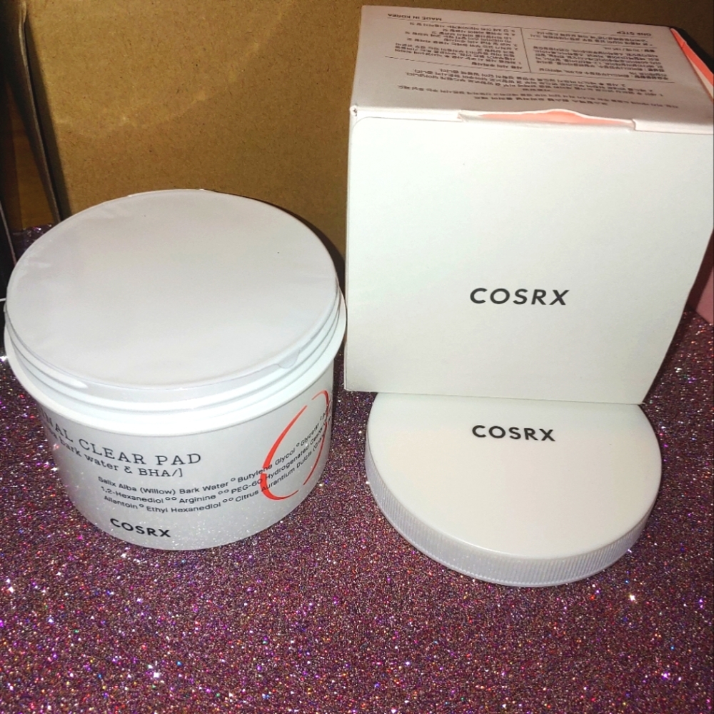 COSRX One Step Original Clear Pad COSRX salix alba Bark Water & BHA